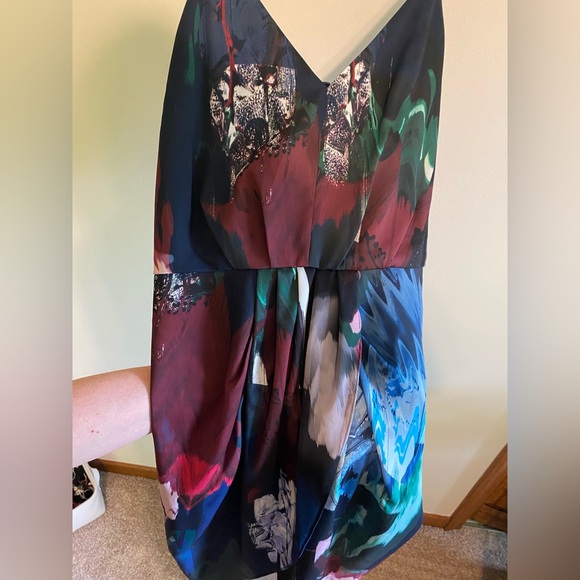 Chelsea 28 print faux wrap dress size 8 - Picture 5 of 9